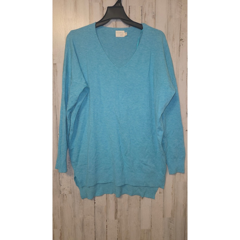 Dreamers by Debut S/M Knit Tunic Sweater Pullover Oversized V-neck Dolman